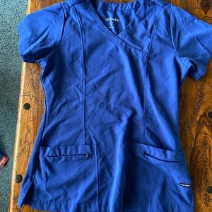 Jockey Scrub Top Galaxy Blue S